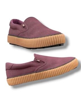 Lugz Women’s Spell Slip On Burgundy Sneakers Rubber outsole